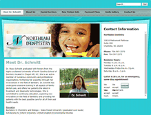 Tablet Screenshot of northlakedentistry.net